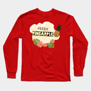 Fresh pineapple summer Long Sleeve T-Shirt